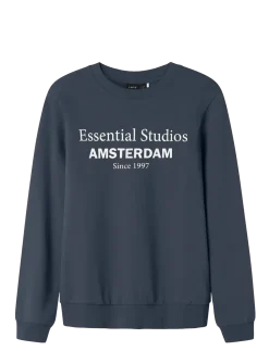 NLMNESS LS BRU O-NECK SWEAT - Sweatshirts