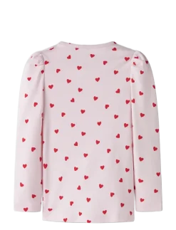NMFBHEART XSL LS TOP - Langærmede t-shirts