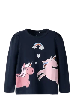 NMFBILISA LS TOP - Langærmede t-shirts