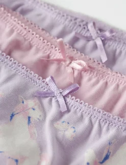 NMFBRIEFS 3P PASTEL LILAC HORSE NOOS - Trusser