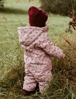 NMFLASNOW10 SNOWSUIT AOP FO LIL - Flyverdragter