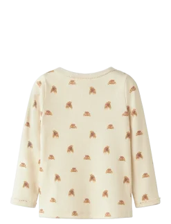 NMFLAVO EGI LS SLIM TOP LIL - Langærmede t-shirts