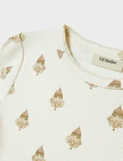 NMFLAVO EVA LS SLIM TOP LIL - Langærmede t-shirts