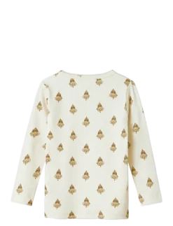 NMFLAVO EVA LS SLIM TOP LIL - Langærmede t-shirts