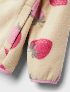 NMFMEEKO FLEECE JACKET BERRY - Jakker
