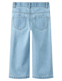 NMFROSE WIDE EMB JEANS 4999-ZA - Brede jeans