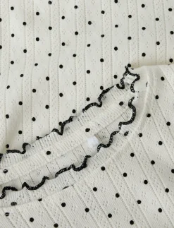 NMFTANIA LS SLIM TOP - Langærmede t-shirts