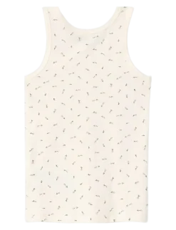 NMFTANK TOP 2P BUTTERCREAM FLORAL NOOS - Overdele