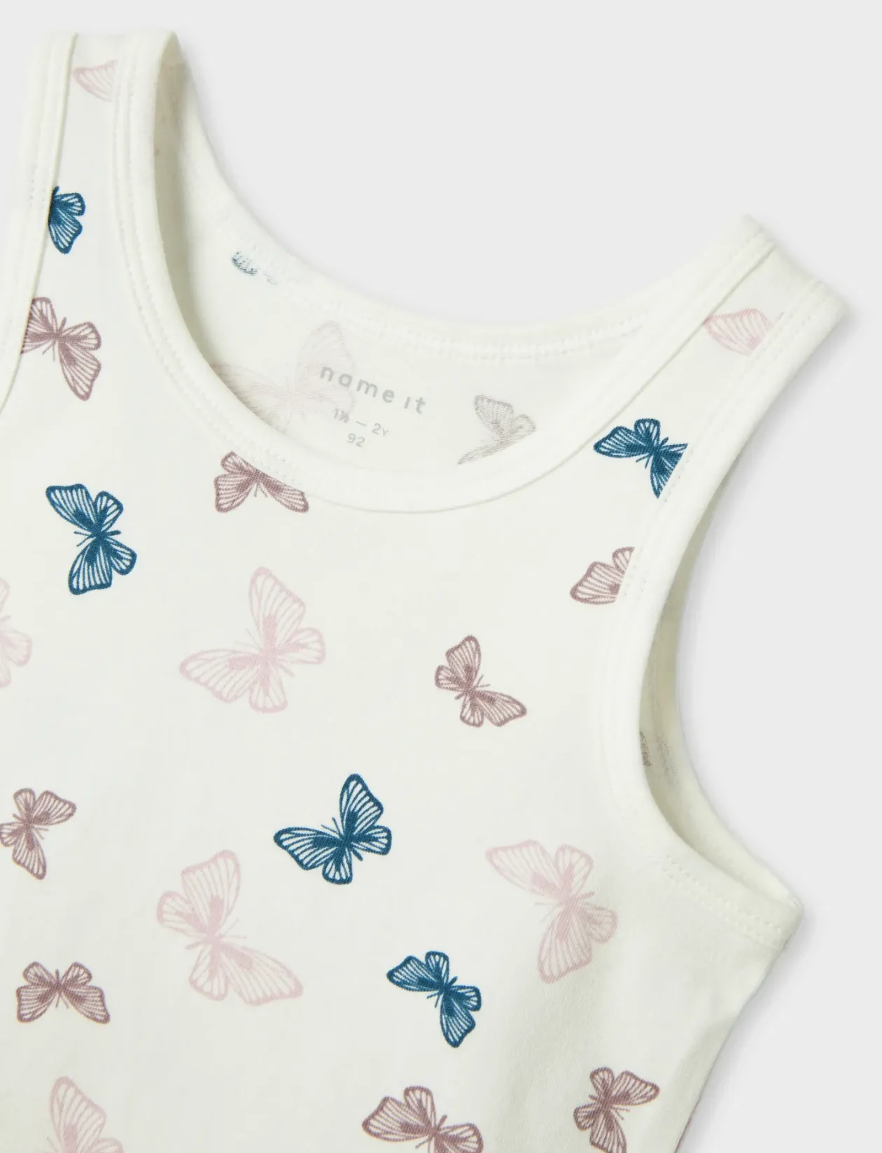 NMFTANK TOP 2P JET STREAM BUTTERFLY NOOS - Ærmeløse
