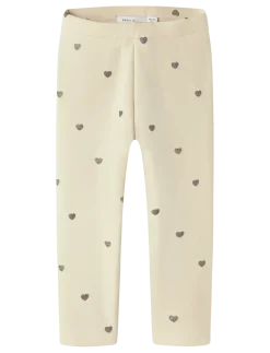 NMFTAVINA SWEAT FLEECE LEGGING BRU NOOS - Leggings
