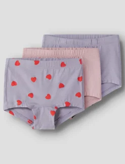 NMFTIGHTS 3P LAVENDER HEARTS NOOS - Trusser