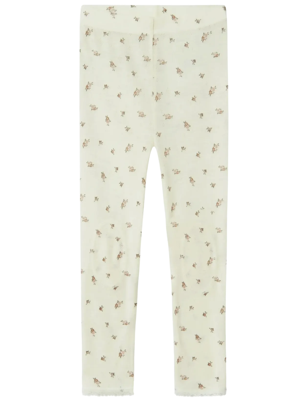 NMFWANG WOOL NEEDLE LEGGING NOOS - Leggings