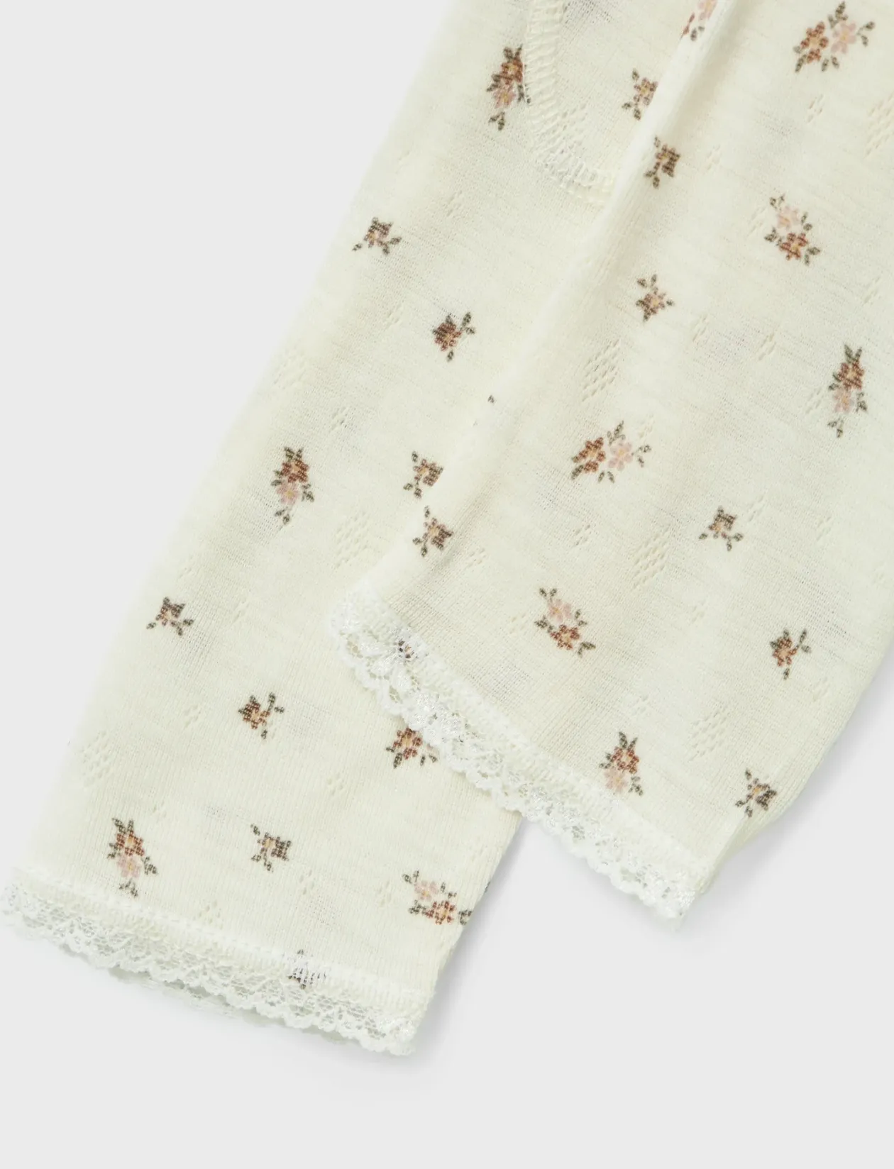 NMFWANG WOOL NEEDLE LEGGING NOOS - Leggings