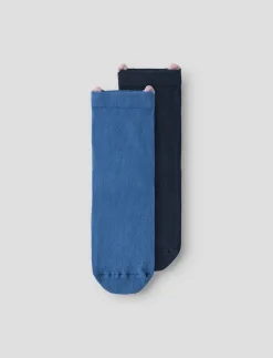 NMMDOHNNY STITCH 2P SOCK WDI - Børn