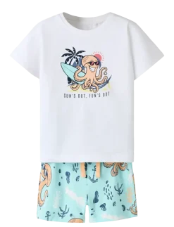 NMMFLAZ SS NREG TOP SET BOX - Sæt med kortærmet T-shirt