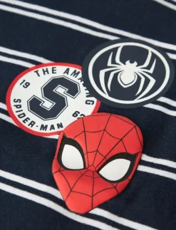 NMMFREMAN SPIDER LS NREG TOP MAR - Langærmede t-shirts