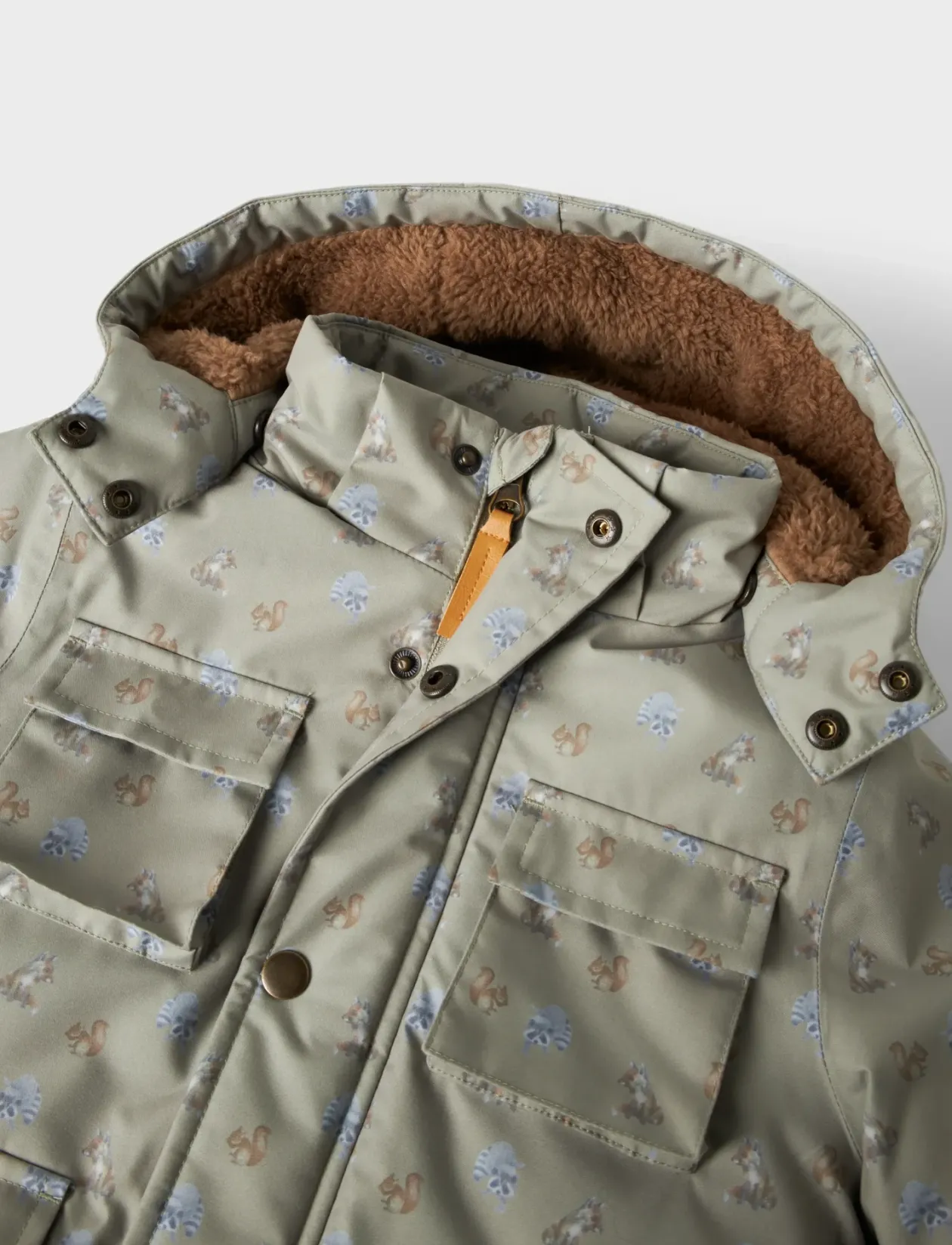 NMMLASNOW05 JKT AOP FO LIL - Vinterjakker