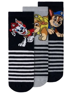 NMMMALBI PAW 3P SOCK CPLG - Børn
