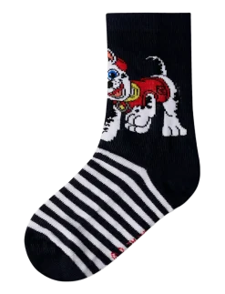 NMMMALBI PAW 3P SOCK CPLG - Børn