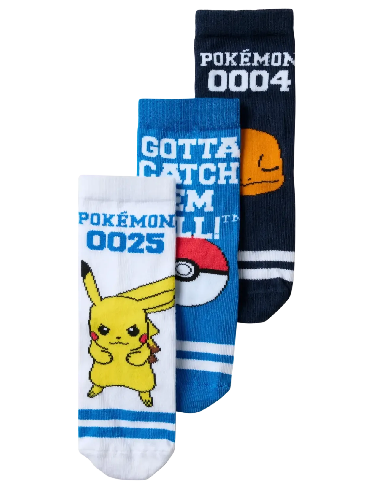 NMMMASKE POKEMON 3P SOCK SKY - Børn