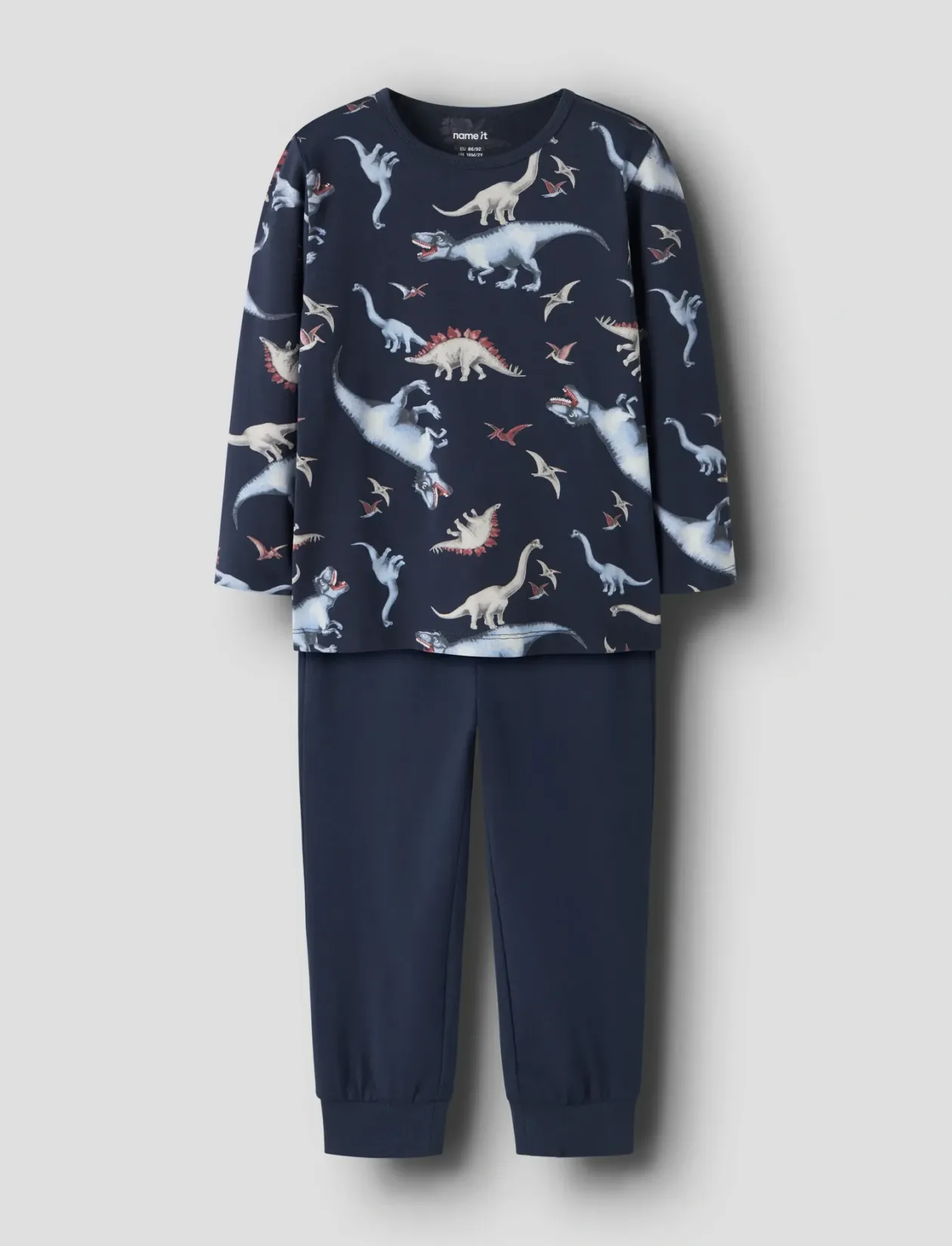NMMNIGHTSET NAVY DINO NOOS - Sæt