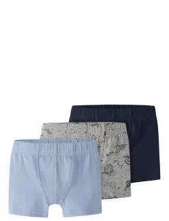 NMMTIGHTS 3P GREY SPACE NOOS - Underbukser