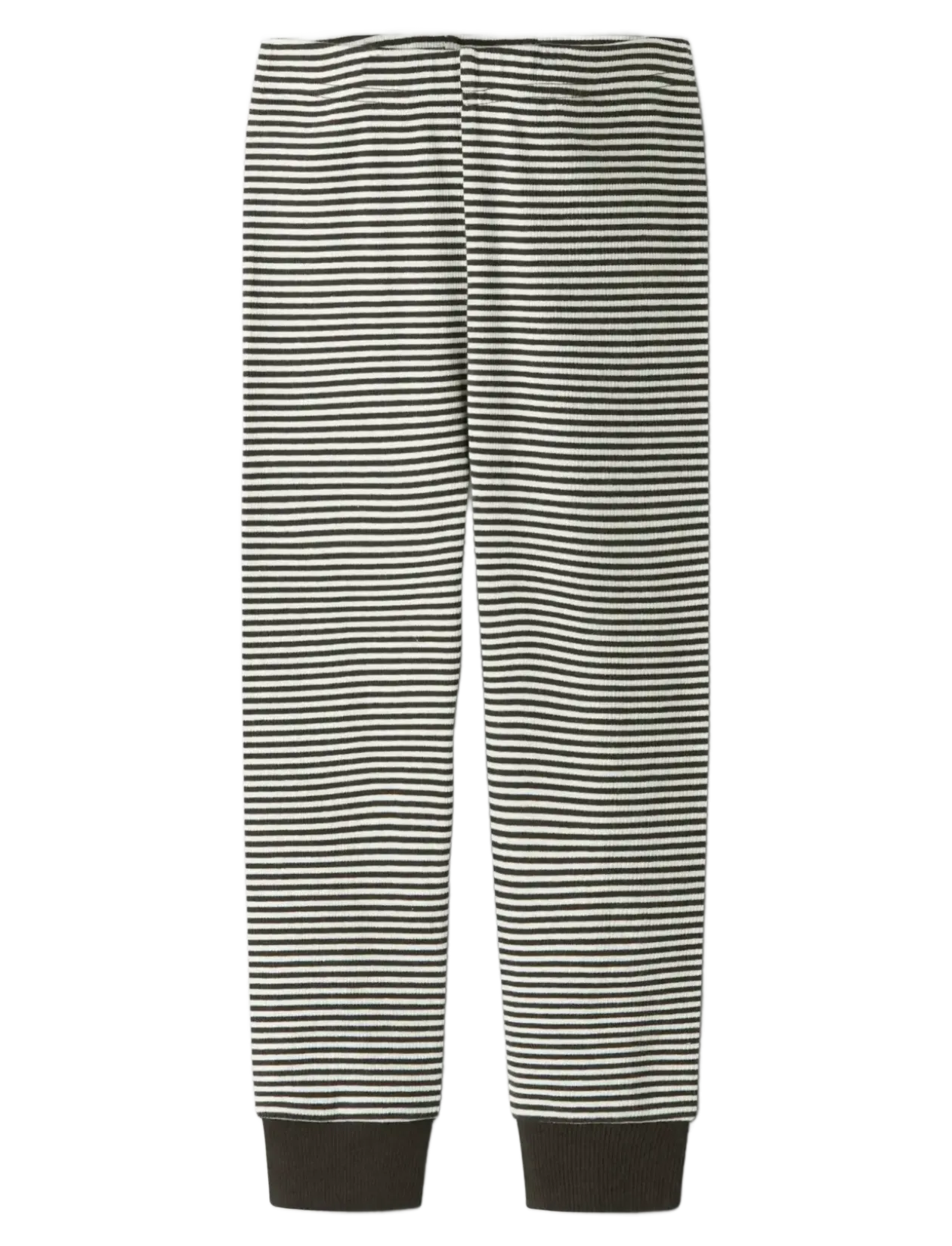 NMNNIGHTSET STRIPE RIB NOOS - Sæt