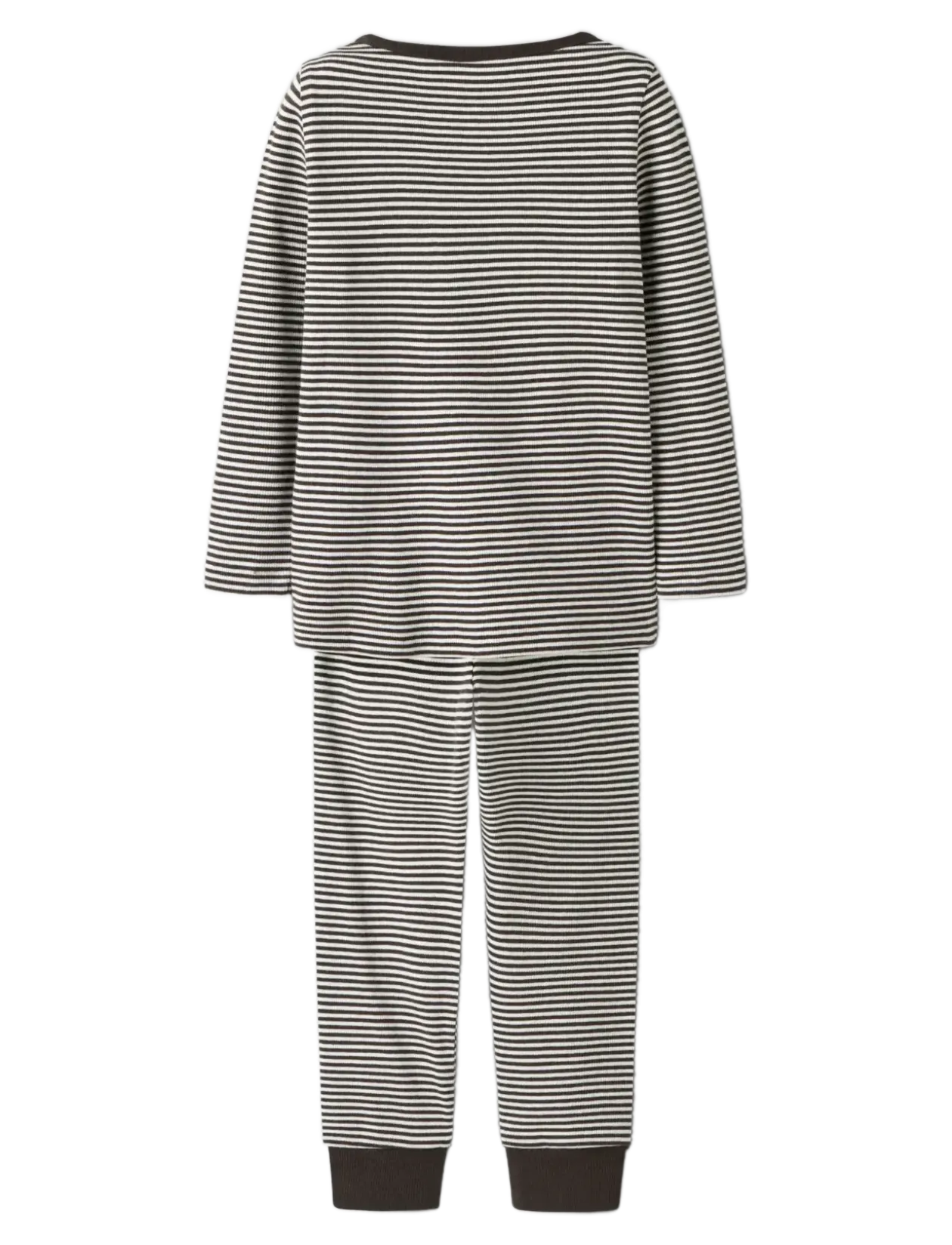 NMNNIGHTSET STRIPE RIB NOOS - Sæt