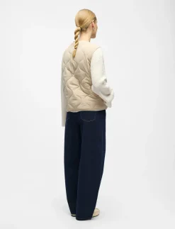 OBJALLIE LO QUILT WAISTCOAT E AW FAIR 25 - Vatterede veste