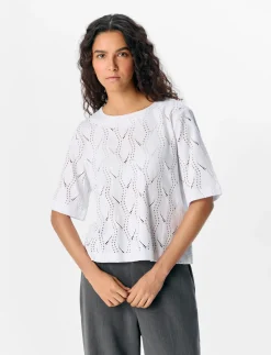 OBJAVA 2/4 LO O-NECK TOP NOOS - T-shirts