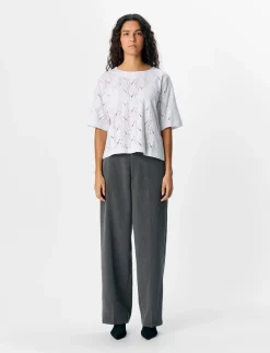 OBJAVA 2/4 LO O-NECK TOP NOOS - T-shirts
