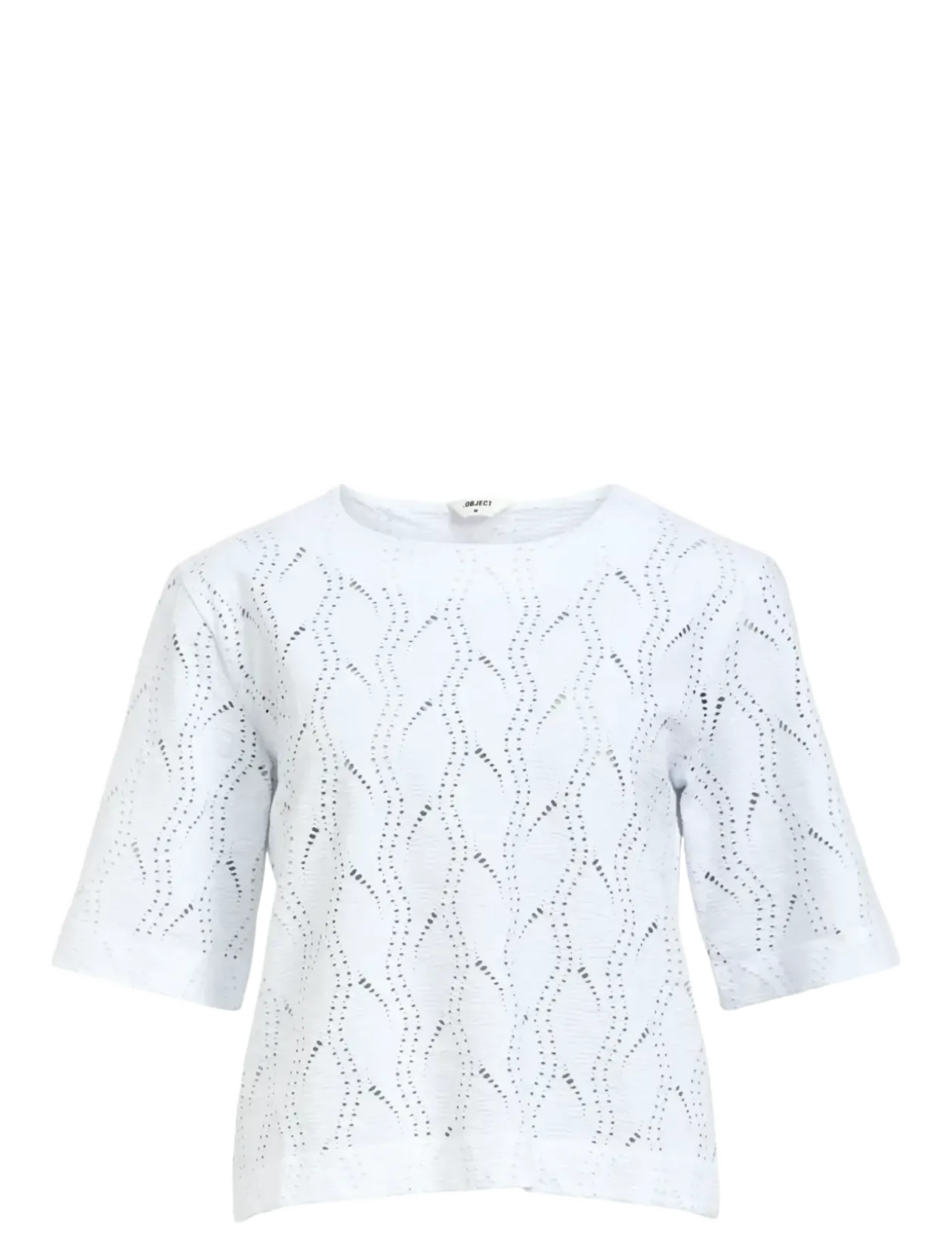 OBJAVA 2/4 LO O-NECK TOP NOOS - T-shirts