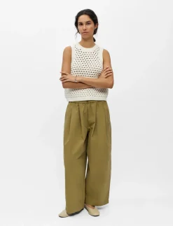 OBJDUNJA LO S/L KNIT TOP 145 - Strik