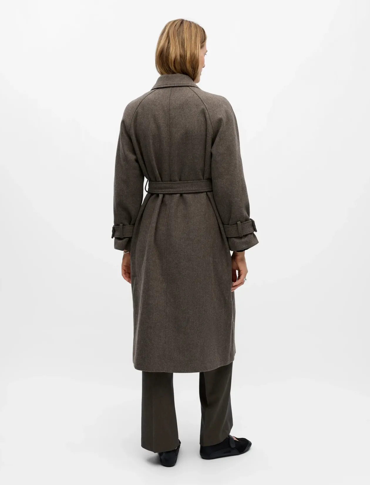 OBJEMMA L/S COAT NOOS - Uldfrakker