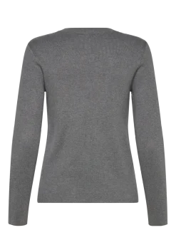 OBJESTER SLI L/S KNIT PULLOVER NOOS - Strik
