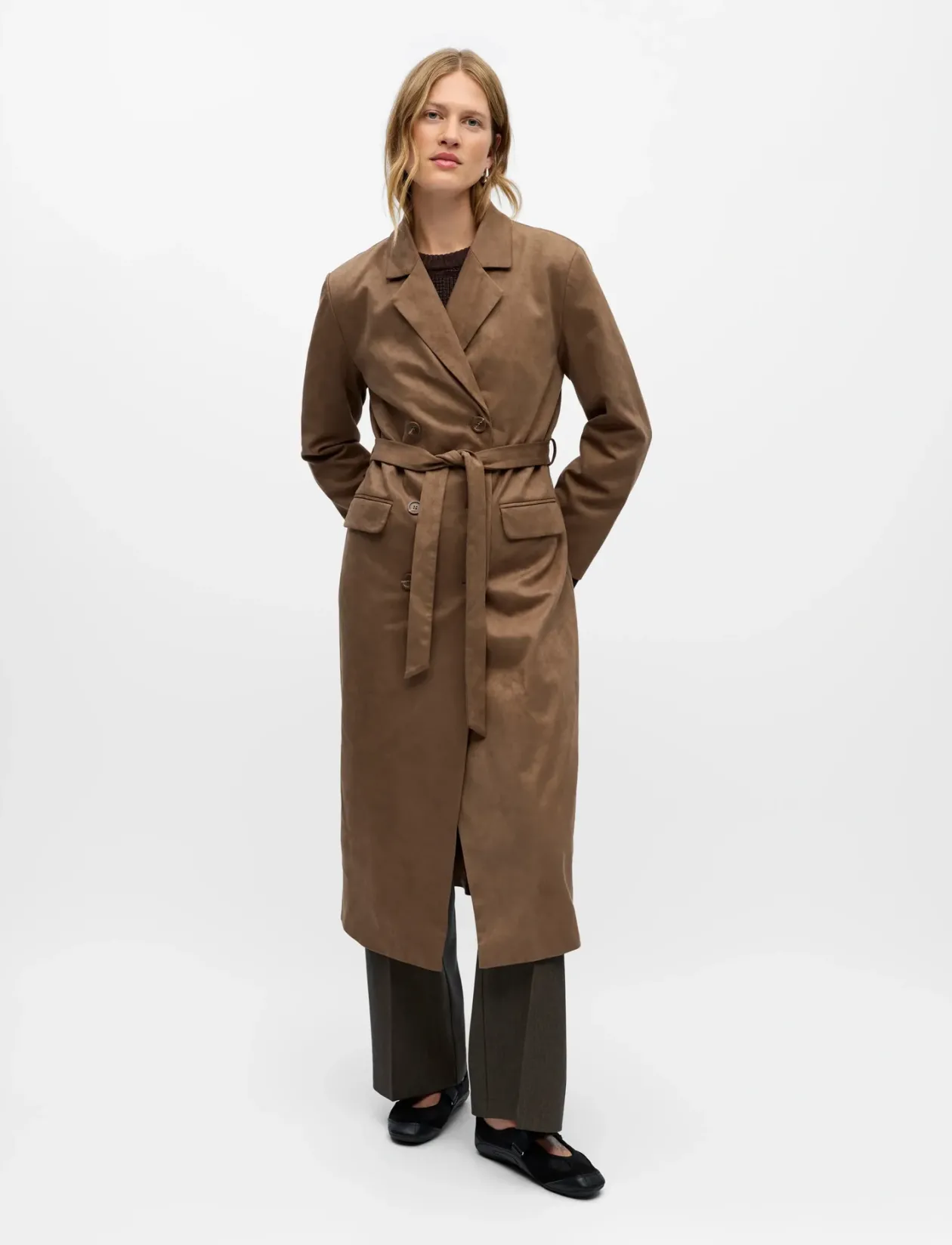 OBJFENJA LO LONG BLAZER E WI 25 - Lette frakker