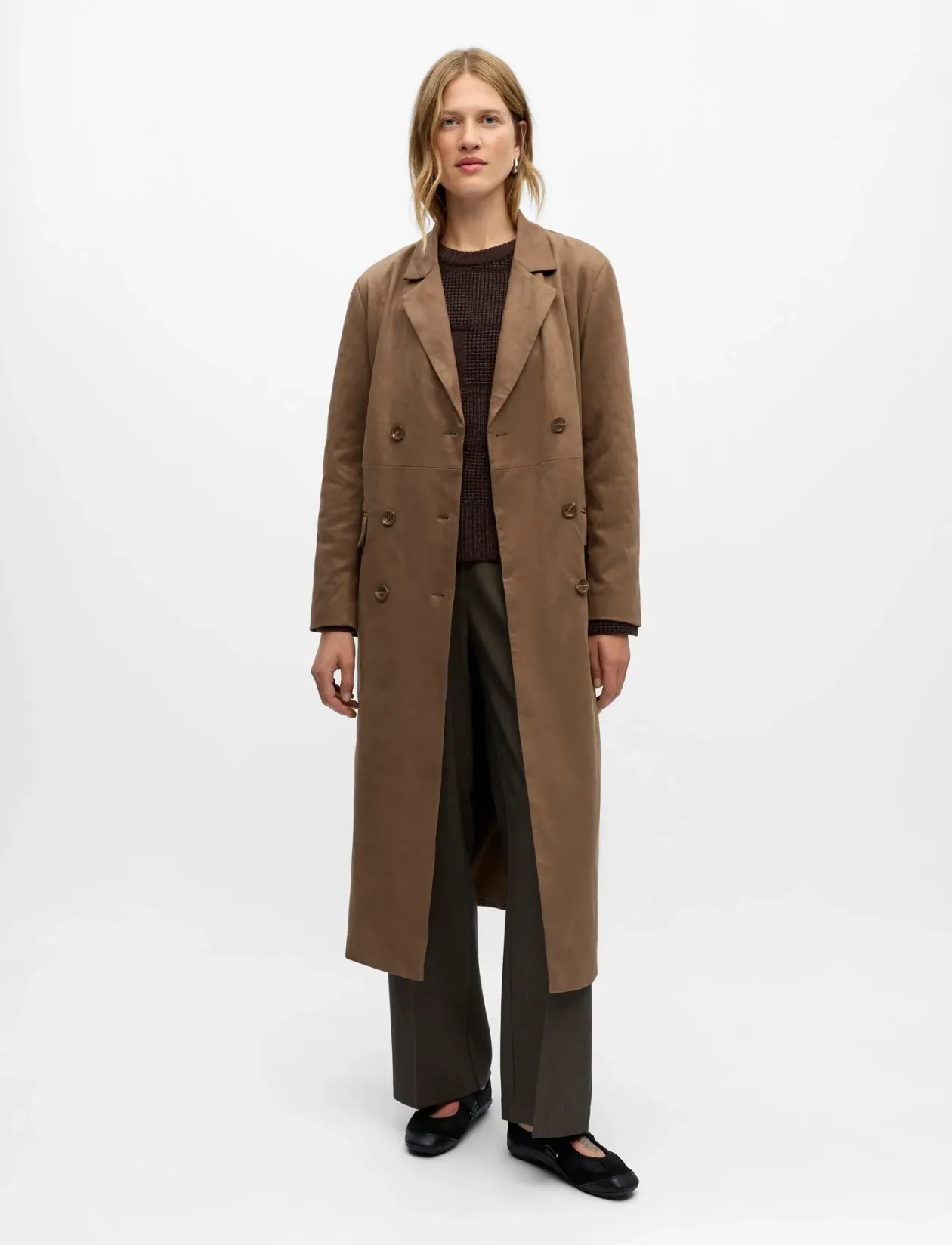 OBJFENJA LO LONG BLAZER E WI 25 - Lette frakker
