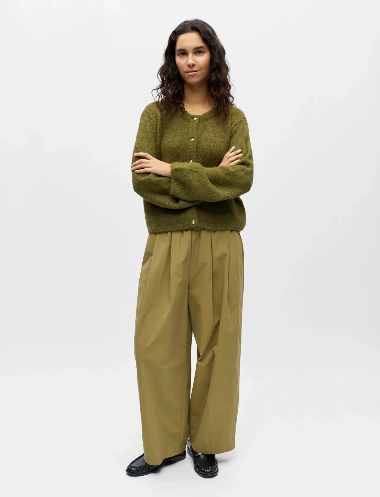 OBJSAGGIA RE L/S KNIT CARDIGAN NOOS - Cardigans
