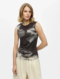 OBJSHIRA S/L RE MESH TOP E SS FAIR 26 - Ærmeløse toppe
