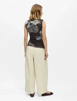 OBJSHIRA S/L RE MESH TOP E SS FAIR 26 - Ærmeløse toppe