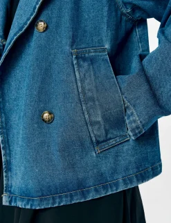 OBJTILLA GRO L/S LO DENIM JACKET NOOS - Denimjakker