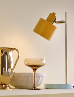 Ocean Bordlampe Curry/Messing/Turkis - Bordlamper