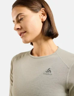 Odlo Active Warm Bl Top Crew Neck L/S - Termoundertrøjer
