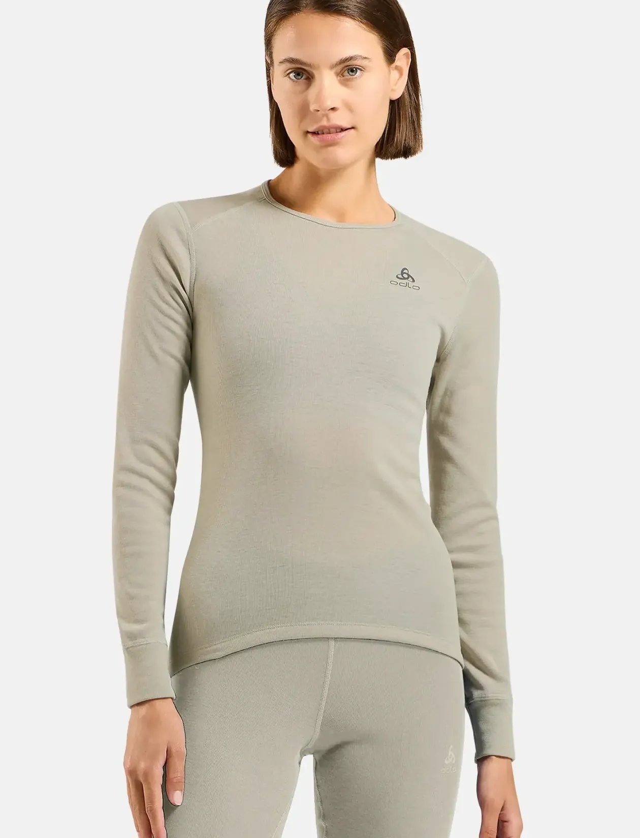 Odlo Active Warm Bl Top Crew Neck L/S - Termoundertrøjer