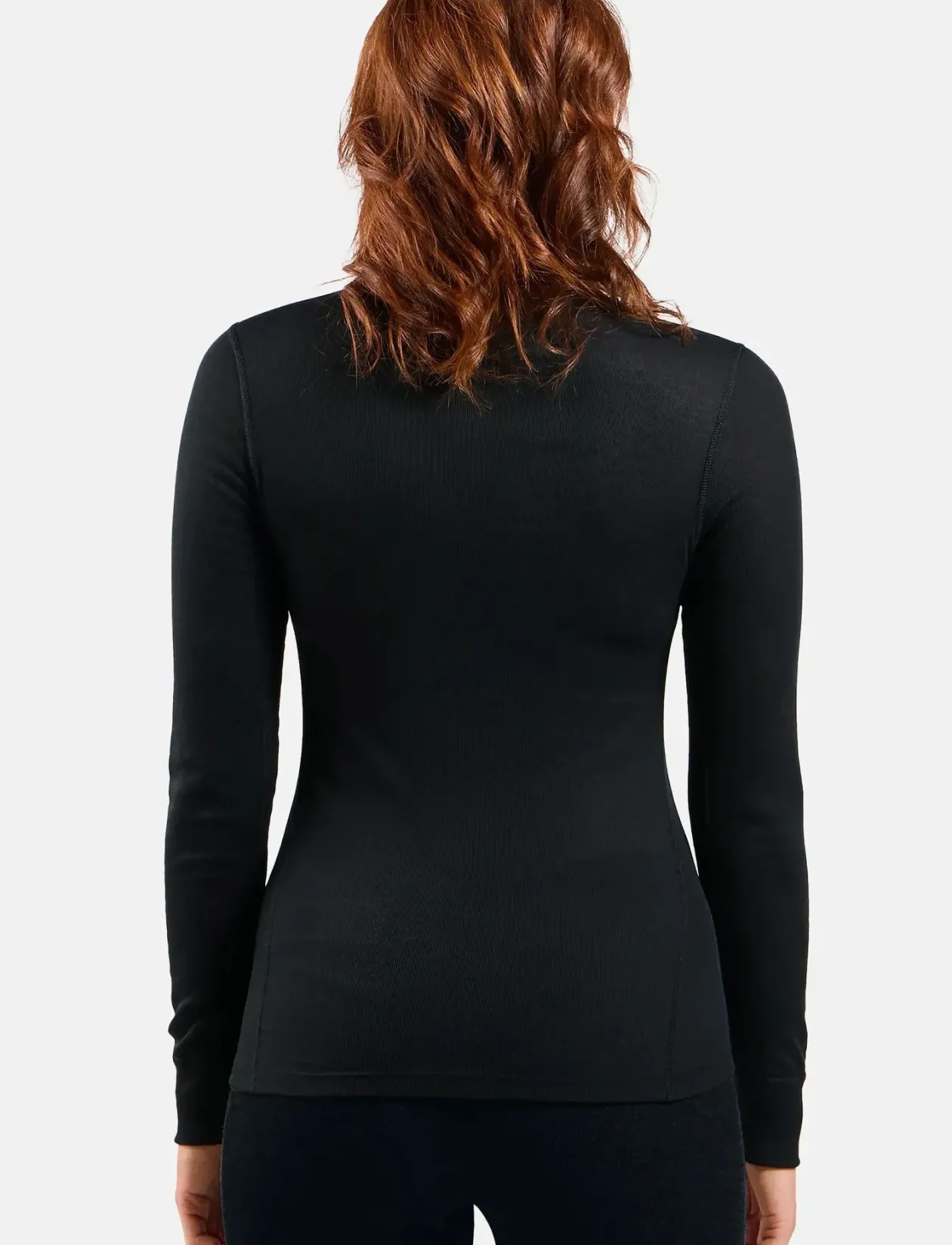 Odlo Active Warm Bl Top Turtle Neck L/S Half Zip - Termoundertrøjer