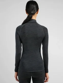 Odlo Natural Performance Pw 150 Bl Top Turtle Neck L/S Half Zip - Termoundertrøjer