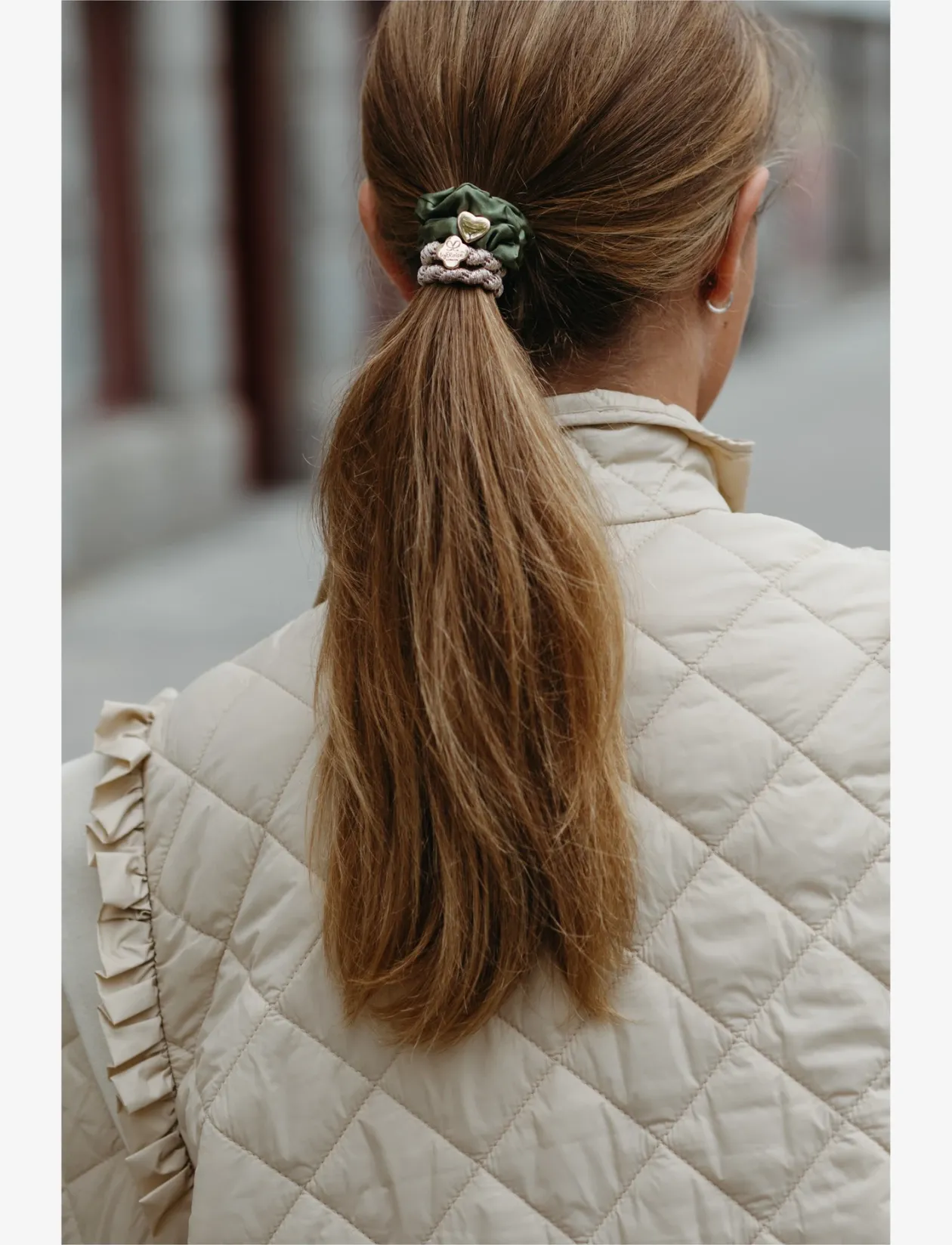 Olive & Gold - Scrunchies