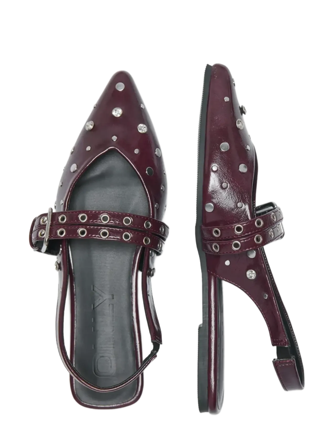 ONLAURA-5 PU SLINGBACK BUCKLE BALLARINA - Flade slingbacks