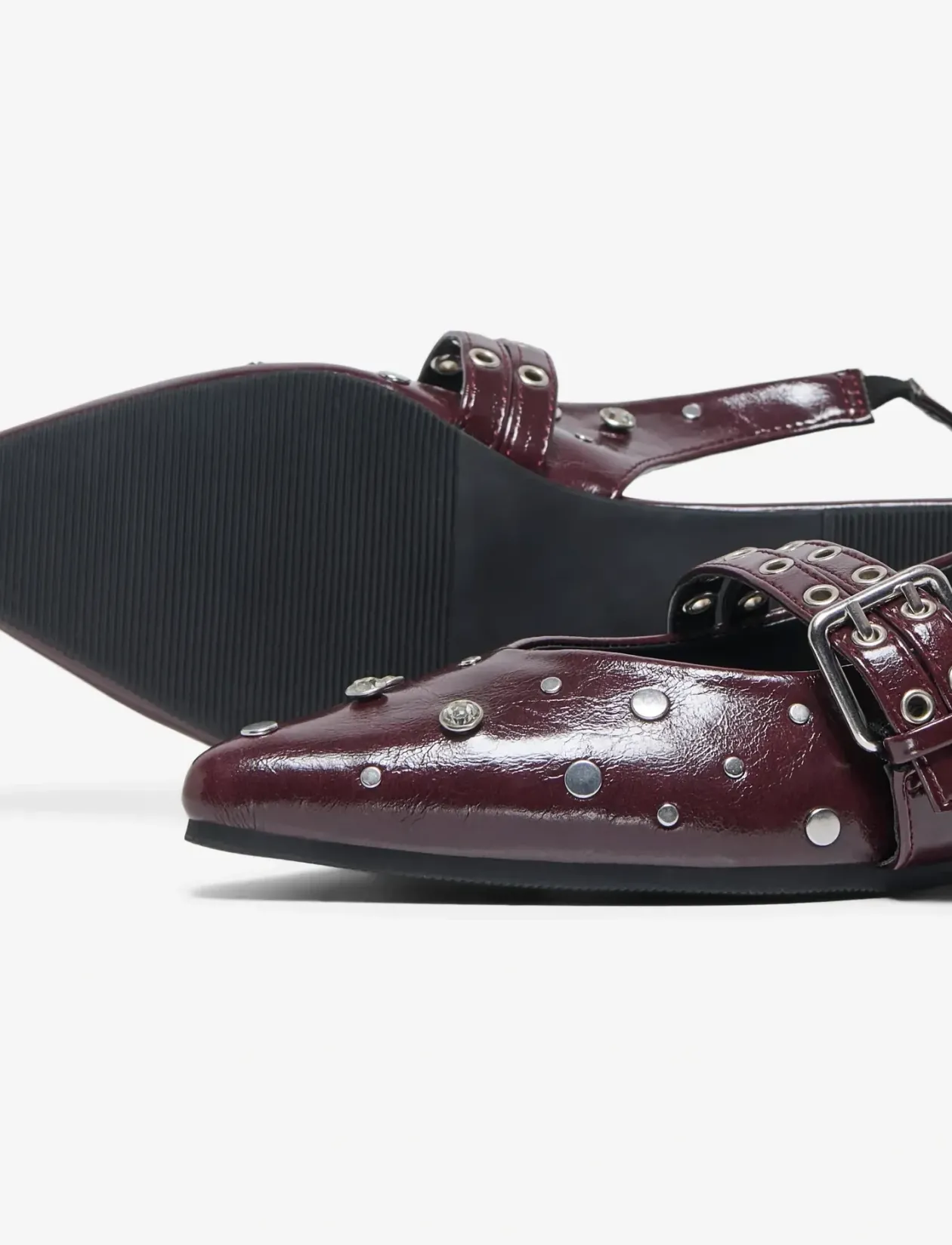 ONLAURA-5 PU SLINGBACK BUCKLE BALLARINA - Flade slingbacks