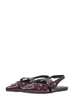ONLAURA-5 PU SLINGBACK BUCKLE BALLARINA - Flade slingbacks